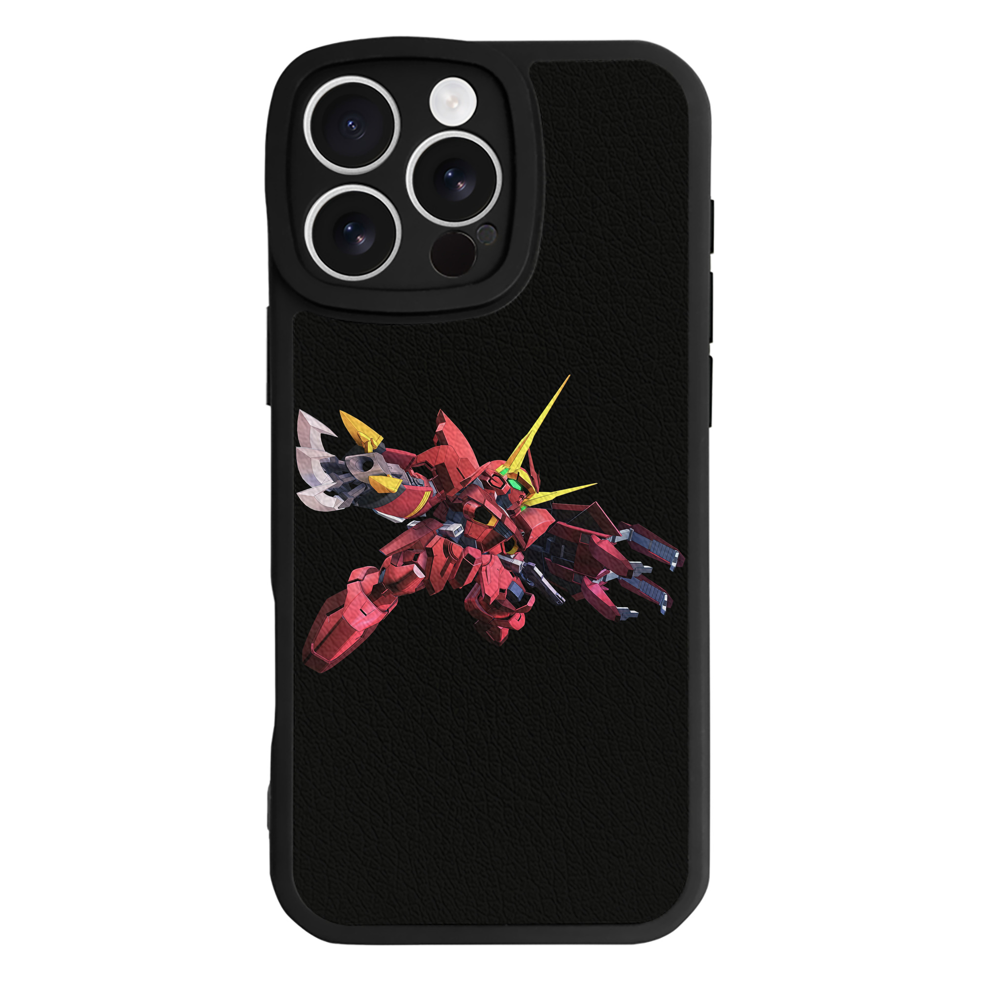 （画像用） 機動戦士ガンダム Mobile Suit Gundam 【iPhone 16シリーズ対応】シリコンスマホケース（レザー調） 材質：シリコン